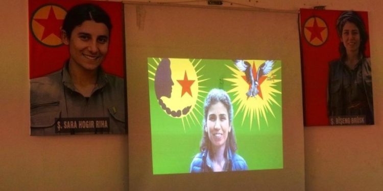 Şehit Bîşeng ve şehit Sara Eyn İsa’da anıldı