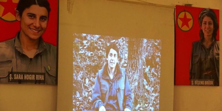 Şehit Bîşeng ve şehit Sara Eyn İsa’da anıldı