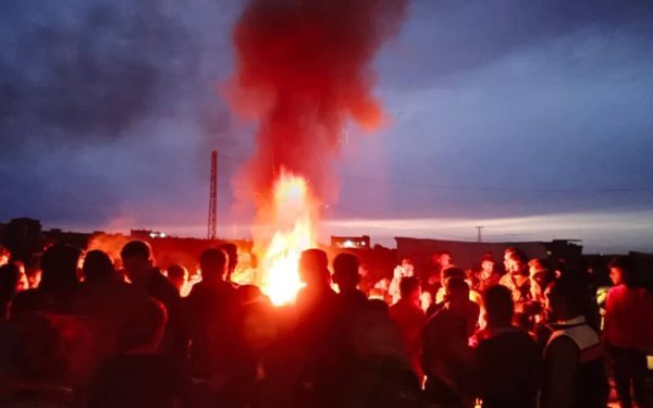 Şehba ve Qamışlo’da Newroz ateşleri yakıldı