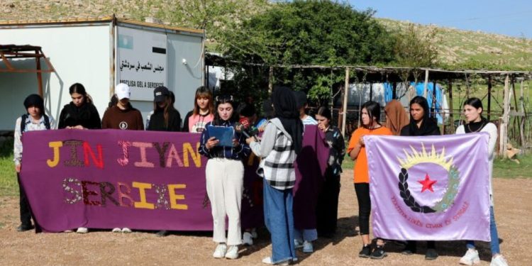 Şengalli genç kadınlardan ‘öz savunmanın sesi olacağız’ açıklaması