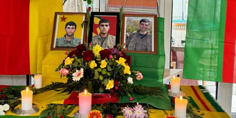 Dresden’de 3 şehit için anma etkinliği