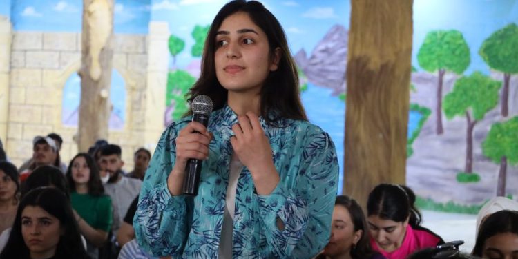 Hesekê şehri öğrencileri Kongreye hazırlanıyor