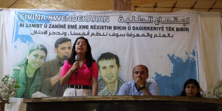 Hesekê şehri öğrencileri Kongreye hazırlanıyor