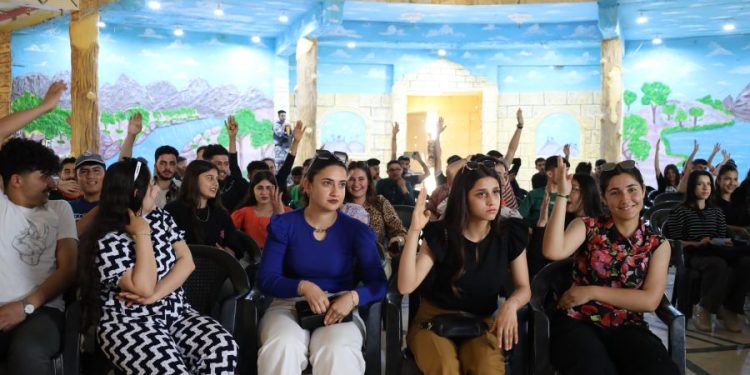 Hesekê şehri öğrencileri Kongreye hazırlanıyor