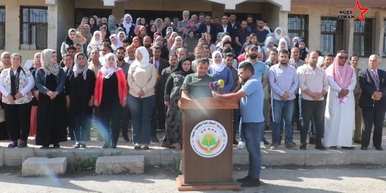 Tabka Özerk Yönetimi faşist Türk Devletinin işgal saldırılarına karşı tepkisini gösterdi