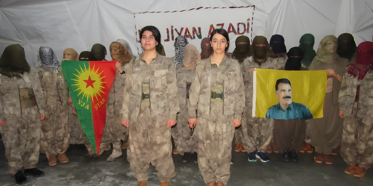 Şehit Bişeng ve Şehit Sara’nın intikamı için 26 genç kadın Önderliğe katıldıklarını duyurdu