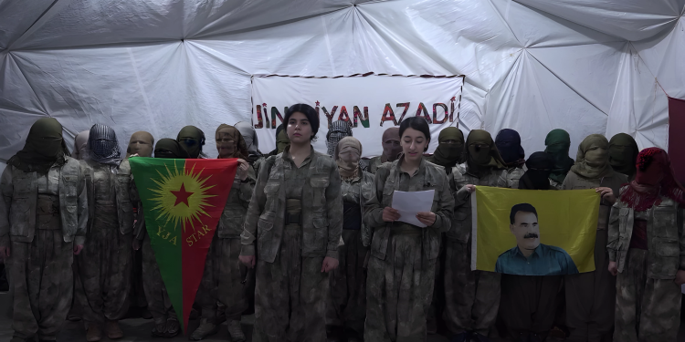 Şehit Bişeng ve Şehit Sara’nın intikamı için 26 genç kadın Önderliğe katıldıklarını duyurdu