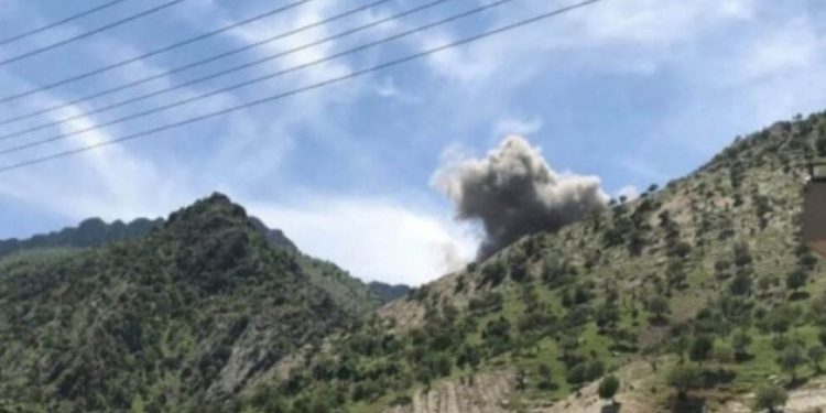 Amediye köyleri bombalandı