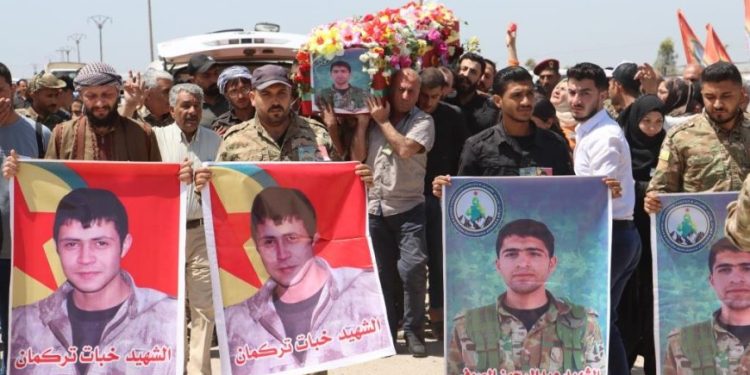 Reqa’da şehitleri uğurlama töreninde: Her zaman zafere hazırız