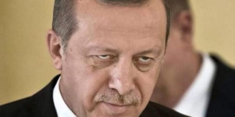 İşgalci Türk devletinin Cumhurbaşkanı Erdoğan Hewlêr’de