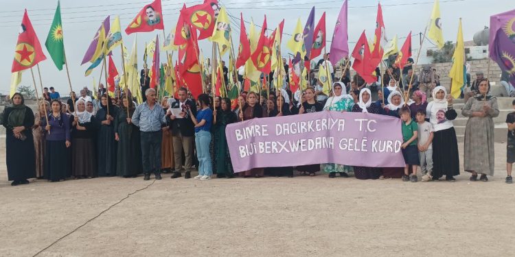 Mexmur halkı Erdoğan’ın Irak ziyaretine karşı yürüdü