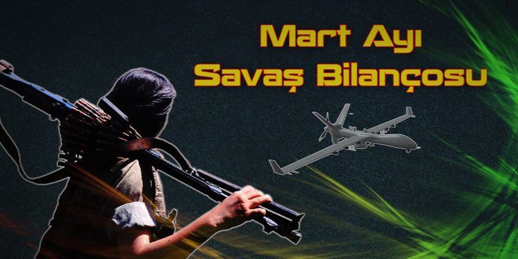 “Mart ayı içerisinde 1 devrimci operasyon ve 14 gerilla eylemi gerçekleştirildi”