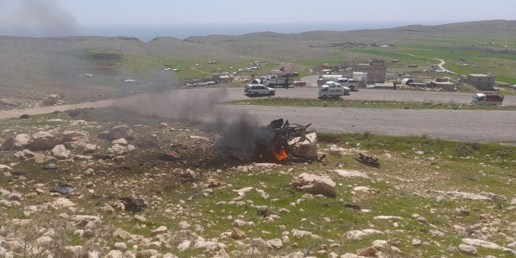 SON DAKİKA: İşgalci Türk devleti Şengal’de bir aracı bombaladı- yenilendi