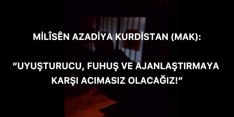 MAK Elîh Birimlerinden uyuşturucu satıcısına dönük eylem!