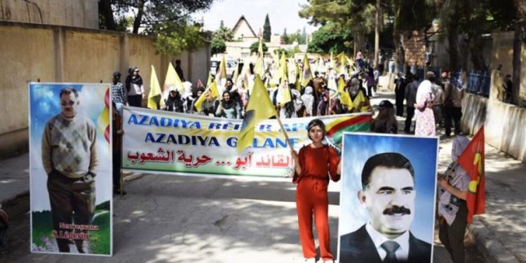 Önder APO’nun özgürlüğü için yürüyüş