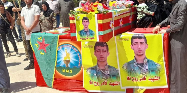 Şehit Qadir Rojava sonsuzluğa uğurlandı