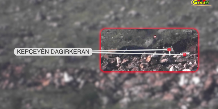 İmha edilen kepçenin görüntüsünü yayınladı