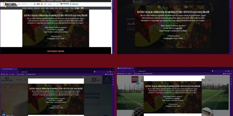 Halkın Siber Ordusu, faşist işgalci Türk Devleti’ne ait bir çok internet sitesini hackledi