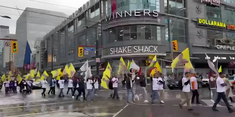Toronto’da halk Colemêrg Belediyesi’nin gasp edilmesini protesto etti
