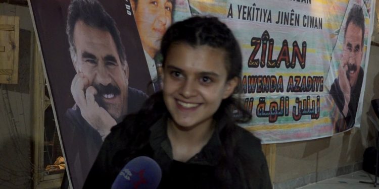 Ş. Zilan Festivalinde bir genç kadın ve genç özgürlük saflarına katılma sözü verdi