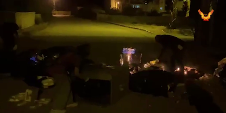 YCWK Gever birimlerinden kayyuma karşı eylem