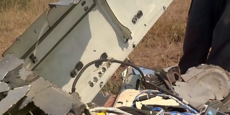 Düşürülen 19’uncu SİHA’nın görüntüleri