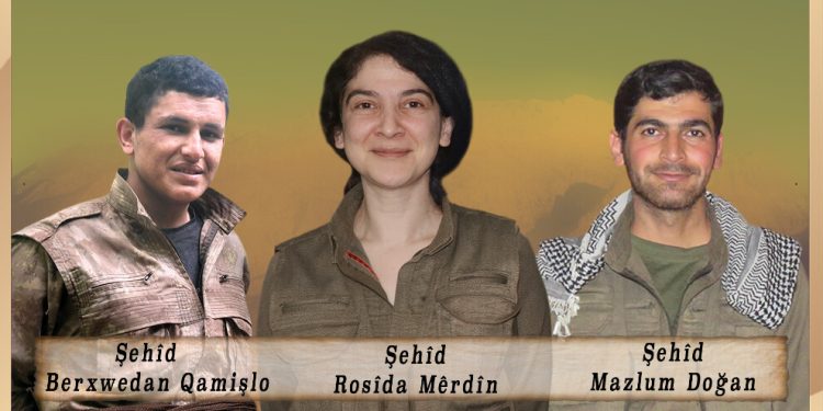 HPG Şehit 3 gerillanın kimlikleri açıkladı