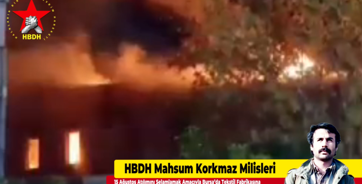 HBDH Milislerinden 15 Ağustos Diriliş Bayramını Kutlama Eylemi