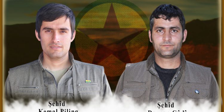 HPG, şehit 2 gerillanın kimlik bilgilerini açıkladı