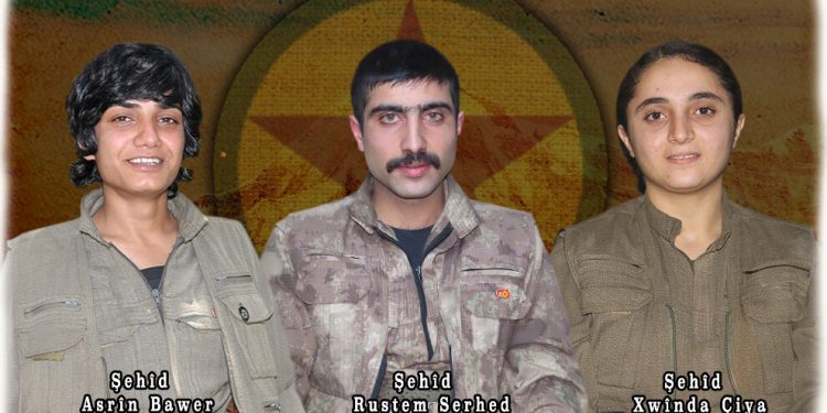 HPG 3 gerillanın kimlik bilgilerini paylaştı