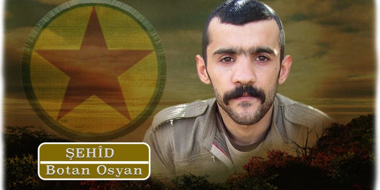Lice’de şehit düşen HPG gerillası Botan Osyan, Sêrt’te toprağa verildi.