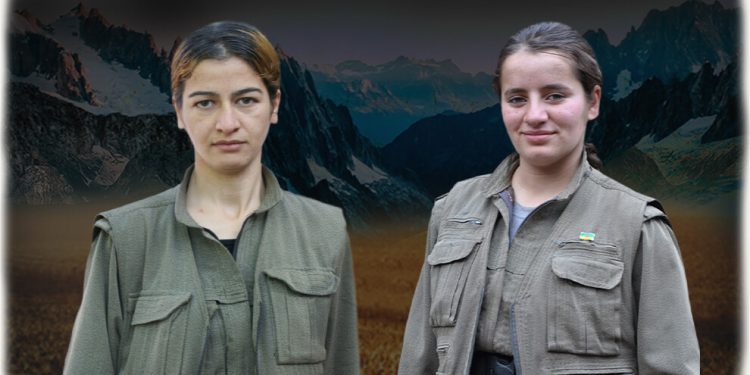 HPG: Dîdar ve Derya yoldaşlarımız örnek birer YJA Star gerillası oldular