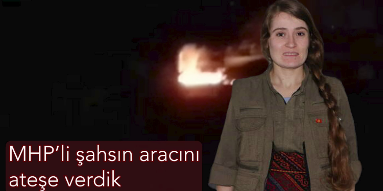 YPS- JIN: MHP’li şahsın aracını ateşe verdik