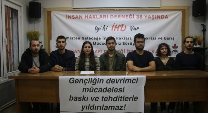 “Gençliğin devrimci mücadelesi baskı ve tehditlerle yıldırılmaz”