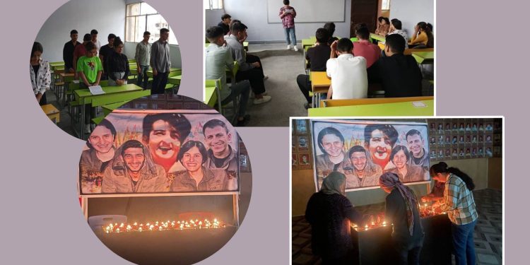 Fedai şehitler için Kobanê ve Haleb kentinde anma!