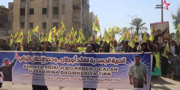 Reqa’da binler Önder APO için yürüdü