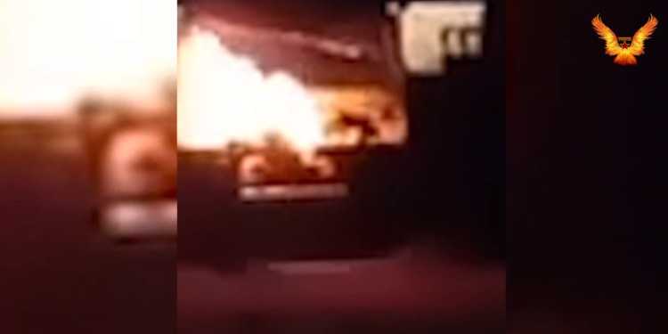 YCWK Başakşehir’de Gece Bekçisinin Aracını Yaktı