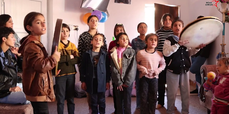 Şengal’de şehit ailelerinin çocuklarına yönelik etkinlik düzenlendi