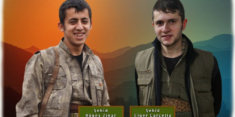 HPG 2 şehidi saygıyla andı
