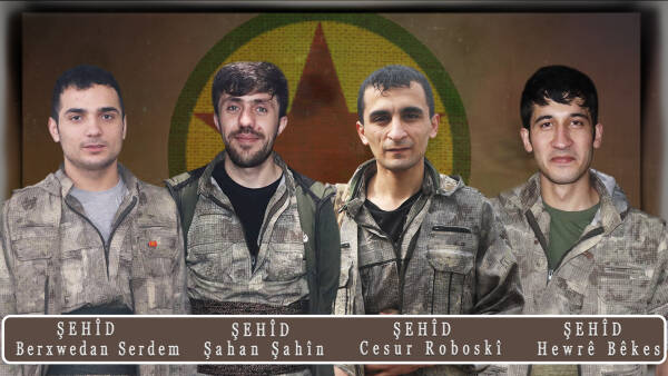 HPG 4 şehidi saygıyla andı