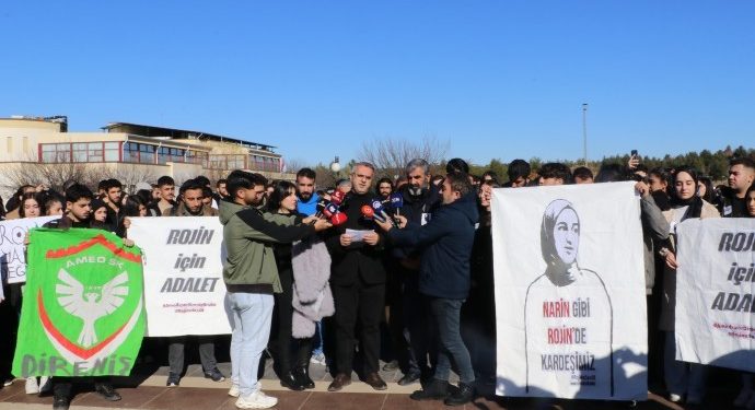 Dicle Üniversitesi’nde Rojin Kabaiş için eylem: Failler bulunsun