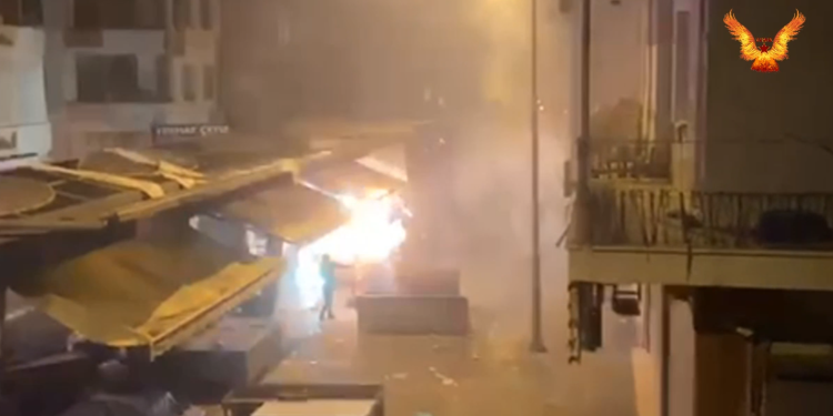 YCWK Mersin Birimlerinden Molotoflu Eylem