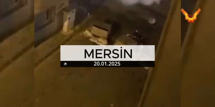 YCWK Mersin Birimlerinden Molotoflu Eylem