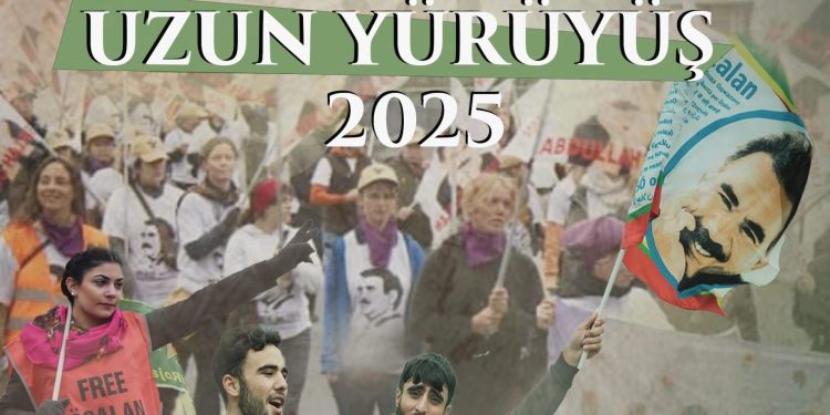 Heilbronn’dan Strasbourg’a: Önder APO’ya Özgürlük İçin “Uzun Yürüyüş”