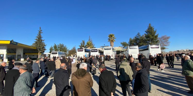 Sınıra yürüyüş için yüzlerce kişi Pirsûs’ta buluşuyor