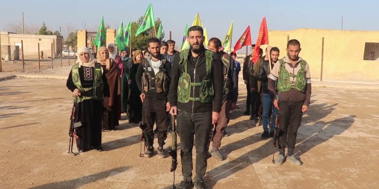 Xizan Köyü Sakinlerinden QSD’ye destek