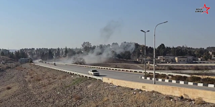 Son Dakika: İşgalci Türk devleti Halkın nöbet tuttuğu Tişrin barajını bombalıyor