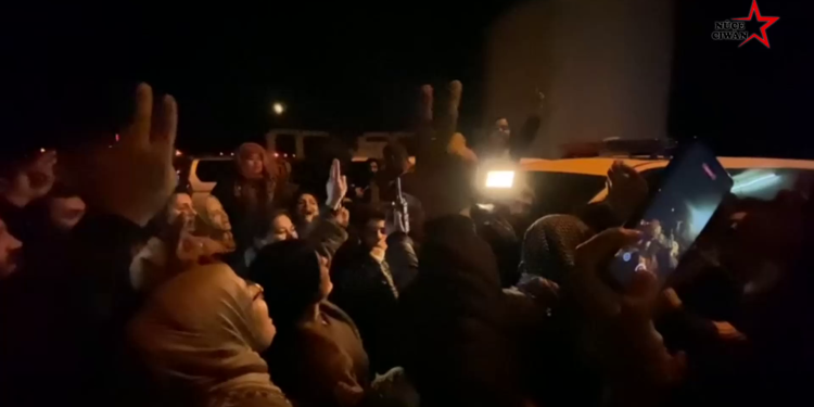 Tişrin Barajında QSD savaşçılarının eylemi halkla paylaşıldı: 18 çete öldürüldü