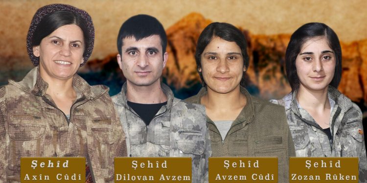 HPG Heftanîn şehitlerini andı