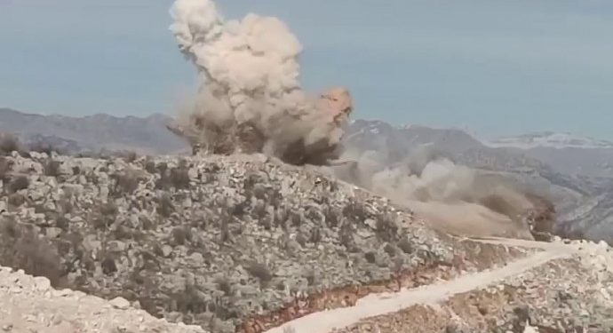 Gabar dinamitlerle yok ediliyor